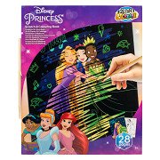 Disney Princess Scratch Art And Coloring Book