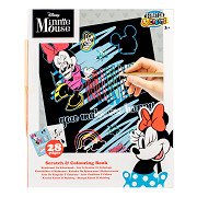 Minnie Mouse Scratch Art and Coloring Book