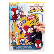 Spidey Scratch Art and Coloring Book