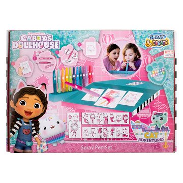 Gabby's Dollhouse Blow Pen Set Deluxe