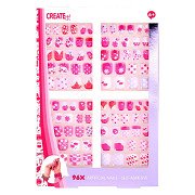 Create It! Künstliche Nägel Selbstklebend Maxi Set, 96 Stück