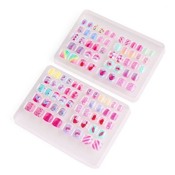 Create It! Artificial Nails Self-Adhesive Maxi Set, 96 pcs