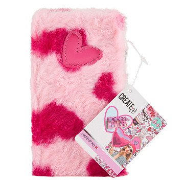Create It! Heart Make-up Booklet Fluffy