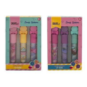 Create It! Candy Lip Gloss, 3pcs