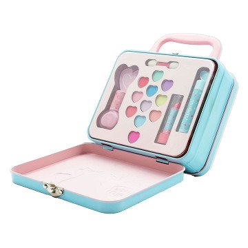 Lulu Blush Make-Up Set in Pewter Case