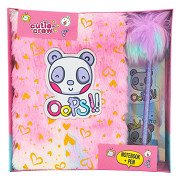 Cutie Crew Notitieboek met Pompom Pen