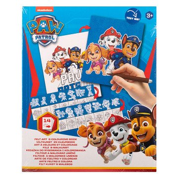 PAW Patrol Felt Art & Coloring Book