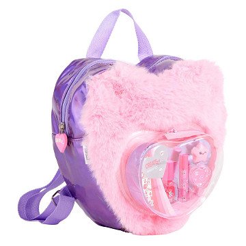 Create It! Beauty Make-up Set in Fluffy Backpack Love Pink