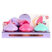 Create It! Beauty Lippenbalsem Paddenstoel, 3-delig