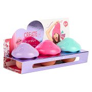 Create It! Beauty Lippenbalsem Paddenstoel, 3-delig