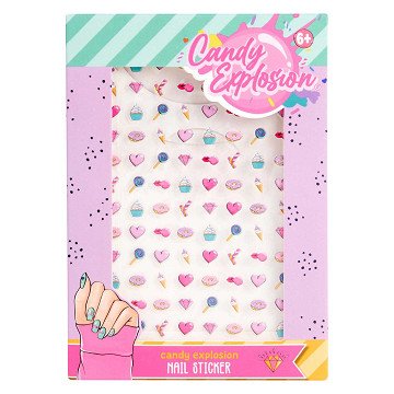 Create It! Candy Explosion Nagelaufkleber