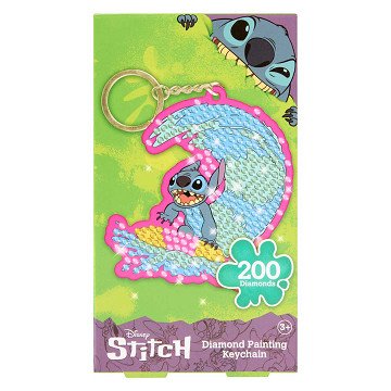 Stitch Diamond Painting Keychain