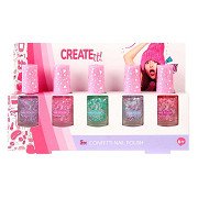 Create It! Nail Polish Confetti - 5 pcs.