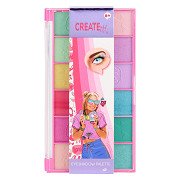 Create it! Rainbow Pink Eyeshadow Palette - 12-piece.