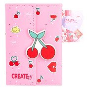 Create it! Makeup Book Magnetic Closure Cherry
