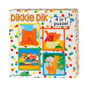 Dikkie Dik Puzzle, 4in1