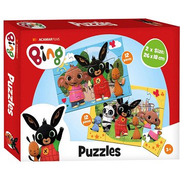 Bing Puzzle, 2x12 pcs.