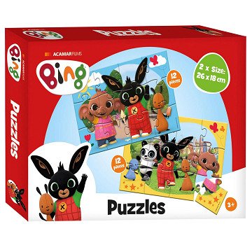 Bing -Puzzle, 2x12tlg.