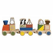 Miffy Block Train Wood