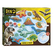 Totum Dino Forever – Gipsabdruck und Malerei