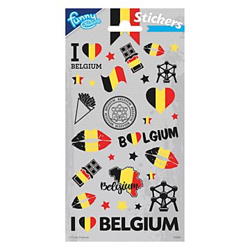Aufkleberbogen Belgien