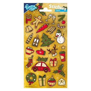 Stickervel Twinkle Kerst