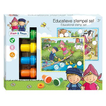 Fien & Teun Educational Stamp Set