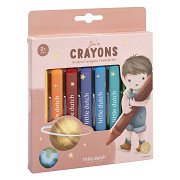 Little Dutch Wax Crayons Jim - 8 pcs.