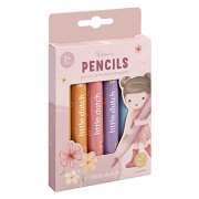 Little Dutch Pencils Pink - 6 pcs.