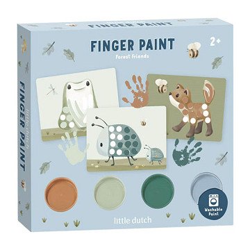 Little Dutch Vingerverf Set Forest Friends