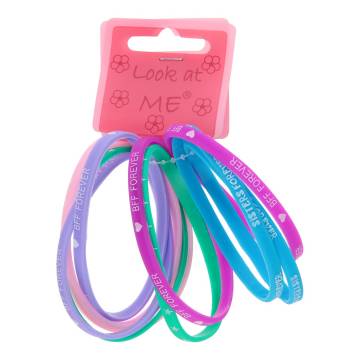 BFF Silicone Armbanden, 10st.