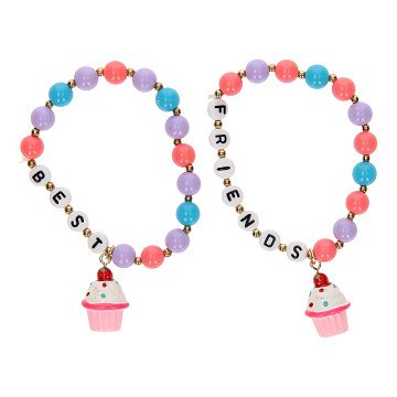 BFF Bracelet Cupcake, 2 pcs.