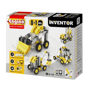 Engino Inventor Work Vehicles, 8in1