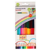 Double Colored Pencil, 12 pcs.