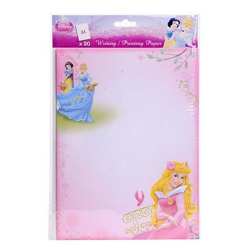 Disney Princess Writing Paper A4