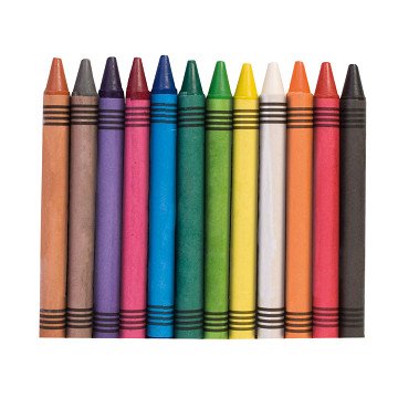 Wax crayon, 12 pcs.