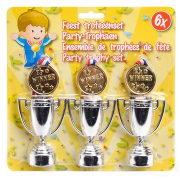 Trofeeënset, 6dlg. Wedstrijdbeker en Medaille
