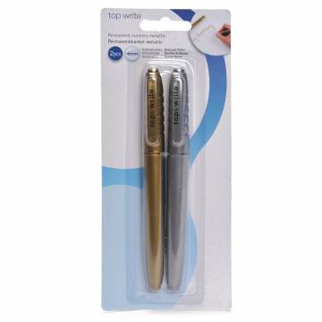 Metallic Pens Gold & Silver, 2 pcs