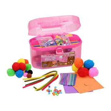 Knutseldoos - Roze, 127dlg.