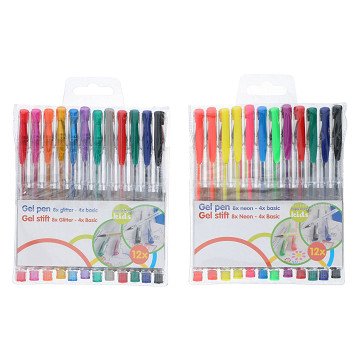 Gel pens, 12 pcs.