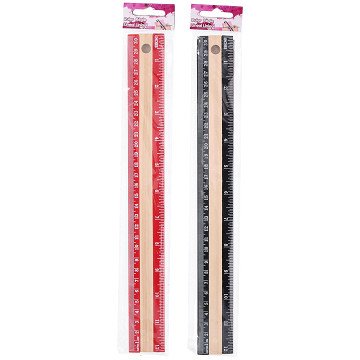 Wooden Ruler, 30cm