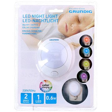 Nachtlampje LED Colorchanging