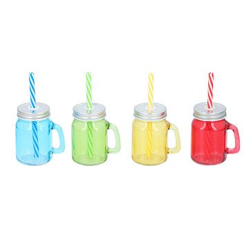 Glass Drink Jar, 135ml, 12pcs.