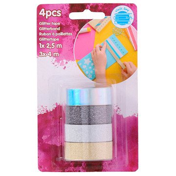 Glitter Tape, 4st.
