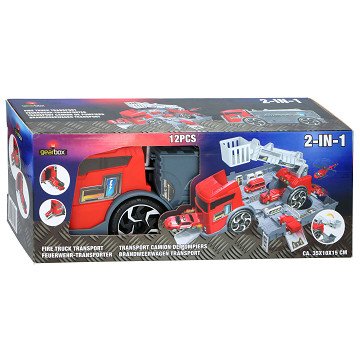 Fire Truck Foldable 2in1, 12pcs.