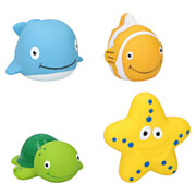 Bath Sea animals, 4pcs.