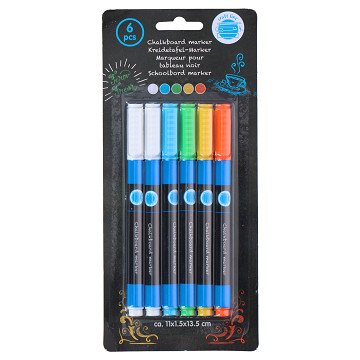 Blackboard Markers, 6 pcs.