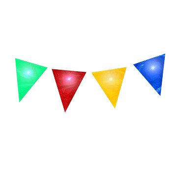 Party bunting LED, 5 meters
