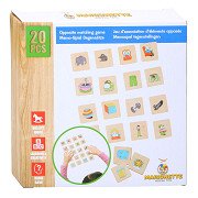 Memo game Opposition Wood, 20 pcs.