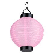 Solar Lantern Pink, 20cm